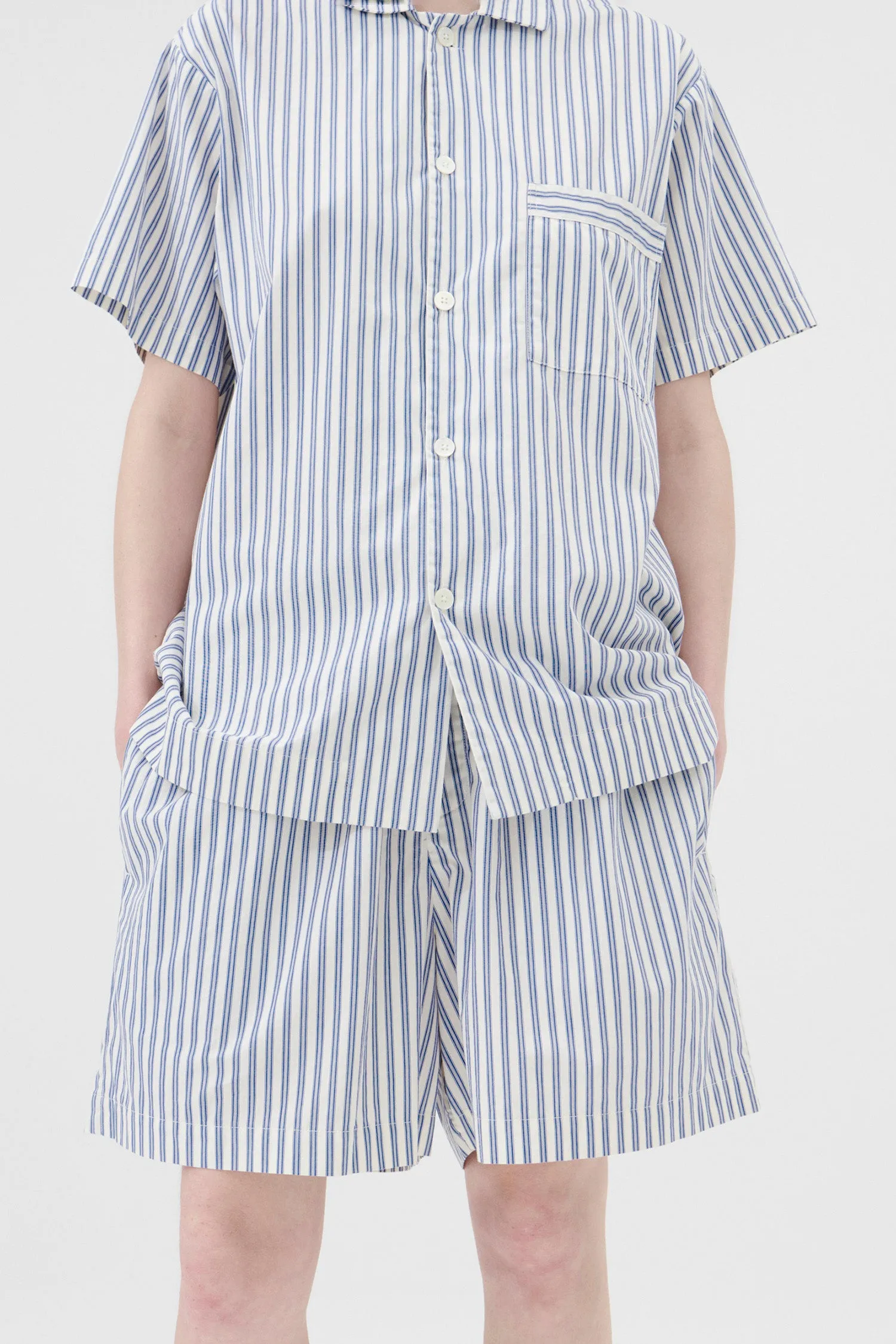 Poplin Pyjama Shorts Skagen Stripe