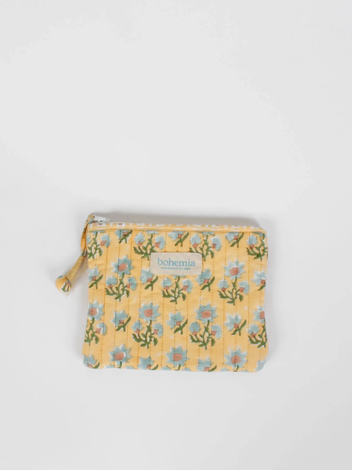 Posie Zip Pouch, Buttermilk