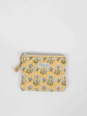 Posie Zip Pouch, Buttermilk