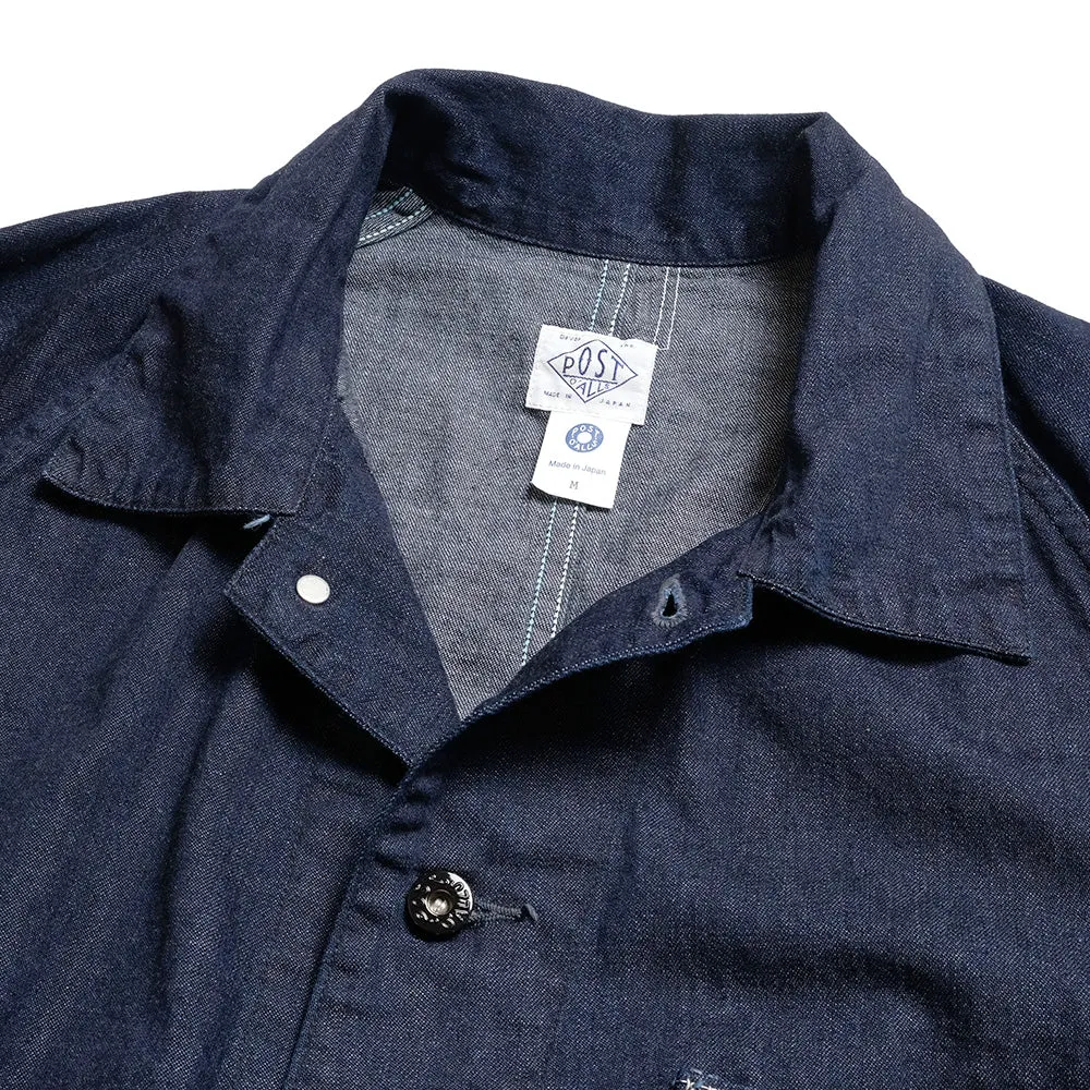 POST O'ALLS - POST44 - 8oz. denim indigo - 3123-8DI