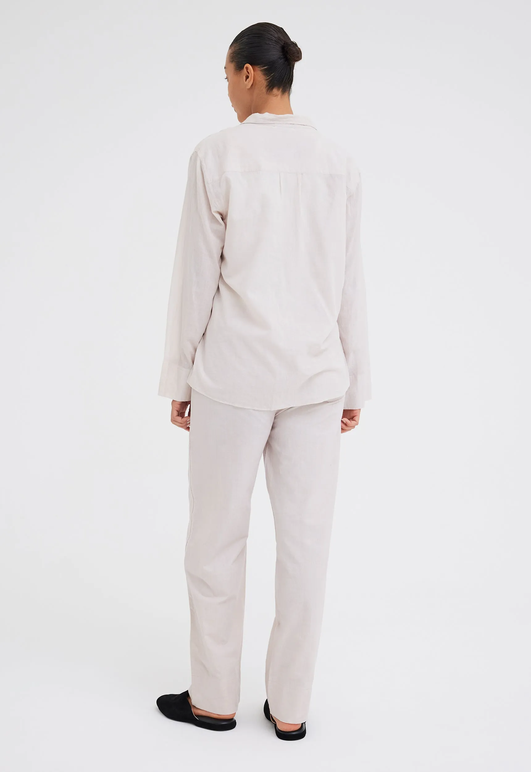 Pyjama Cotton Shirt - Cirrus Pink