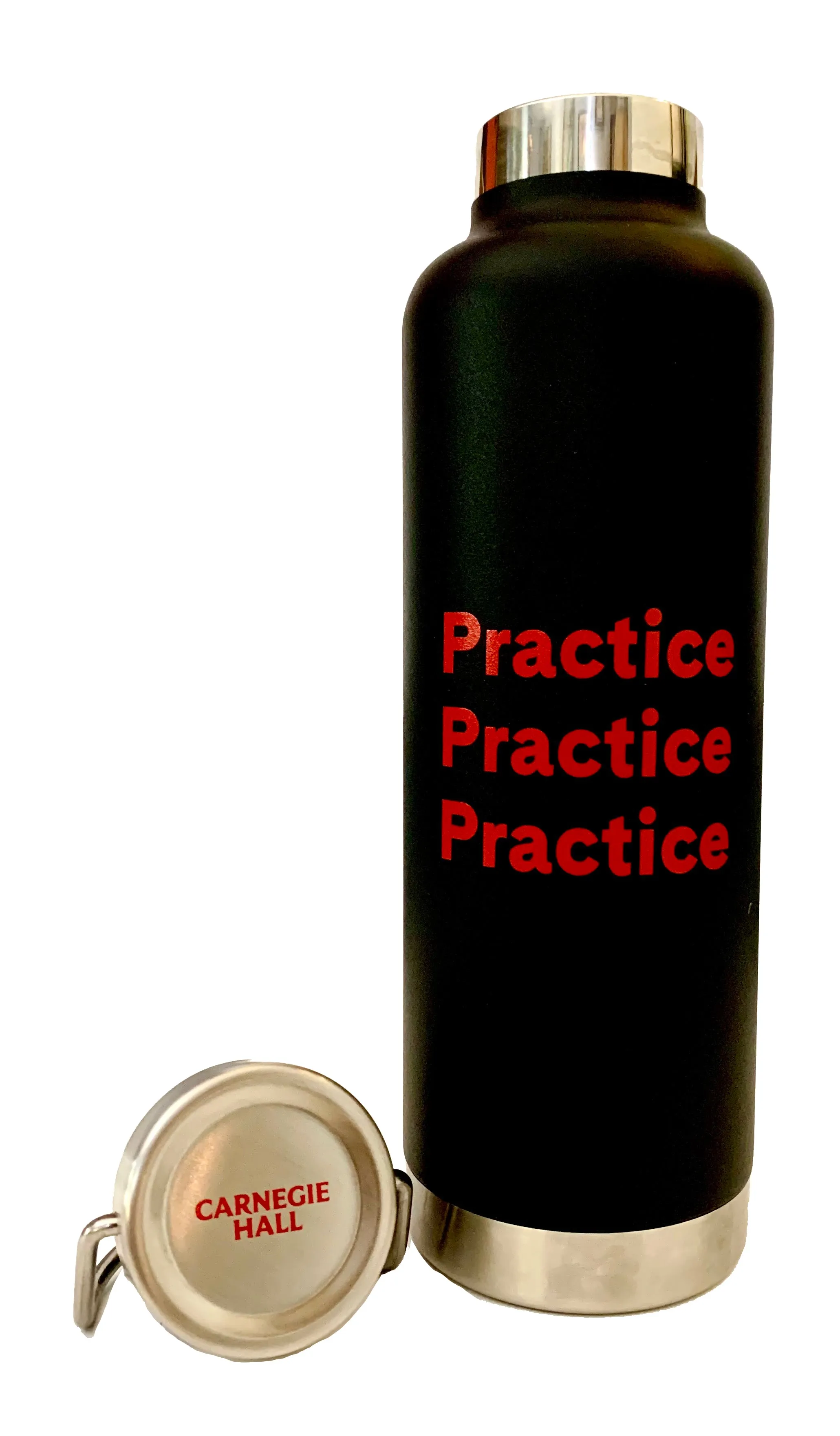 "Practice, Practice, Practice" Insulated Water Bottle