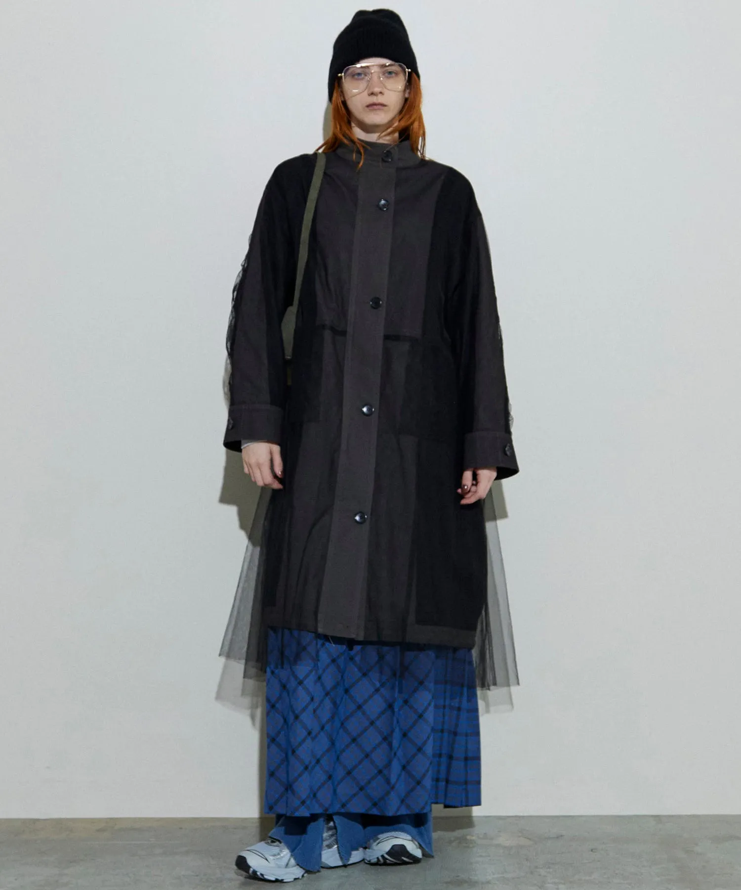 Reversible Tulle Mod Coat