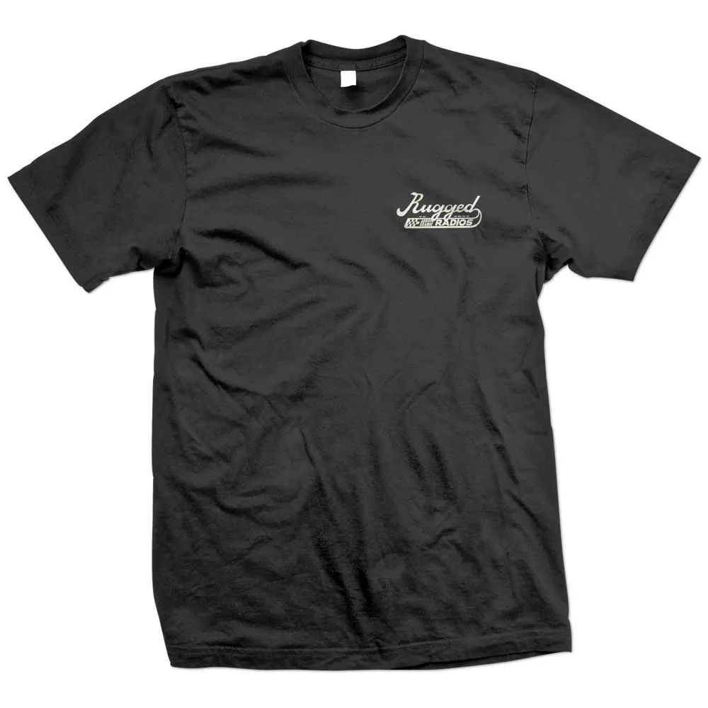 Rugged Radios SCRIPT T-Shirt - Black