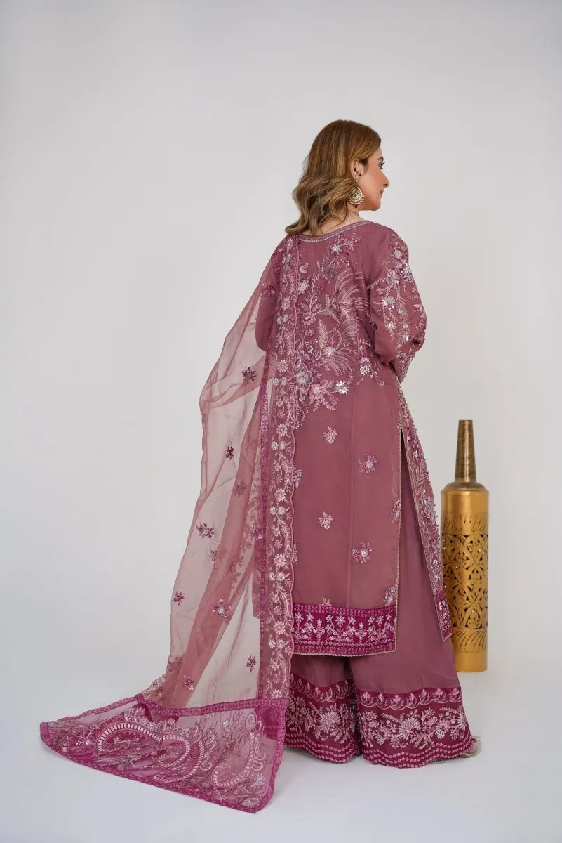 Sajni Embellished Organza Pakistani Wedding Wear SAJ04