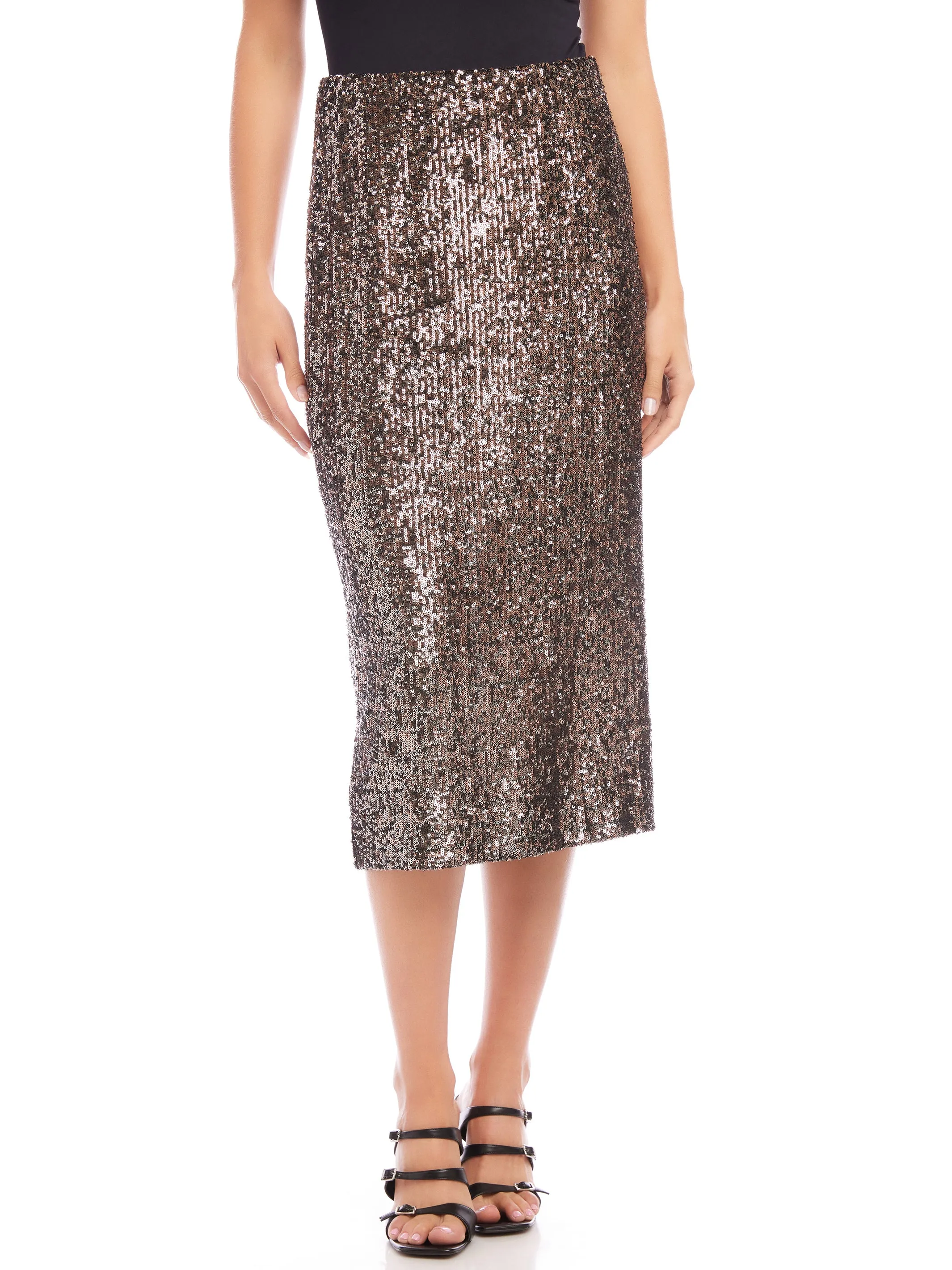 Sequin Midi Skirt