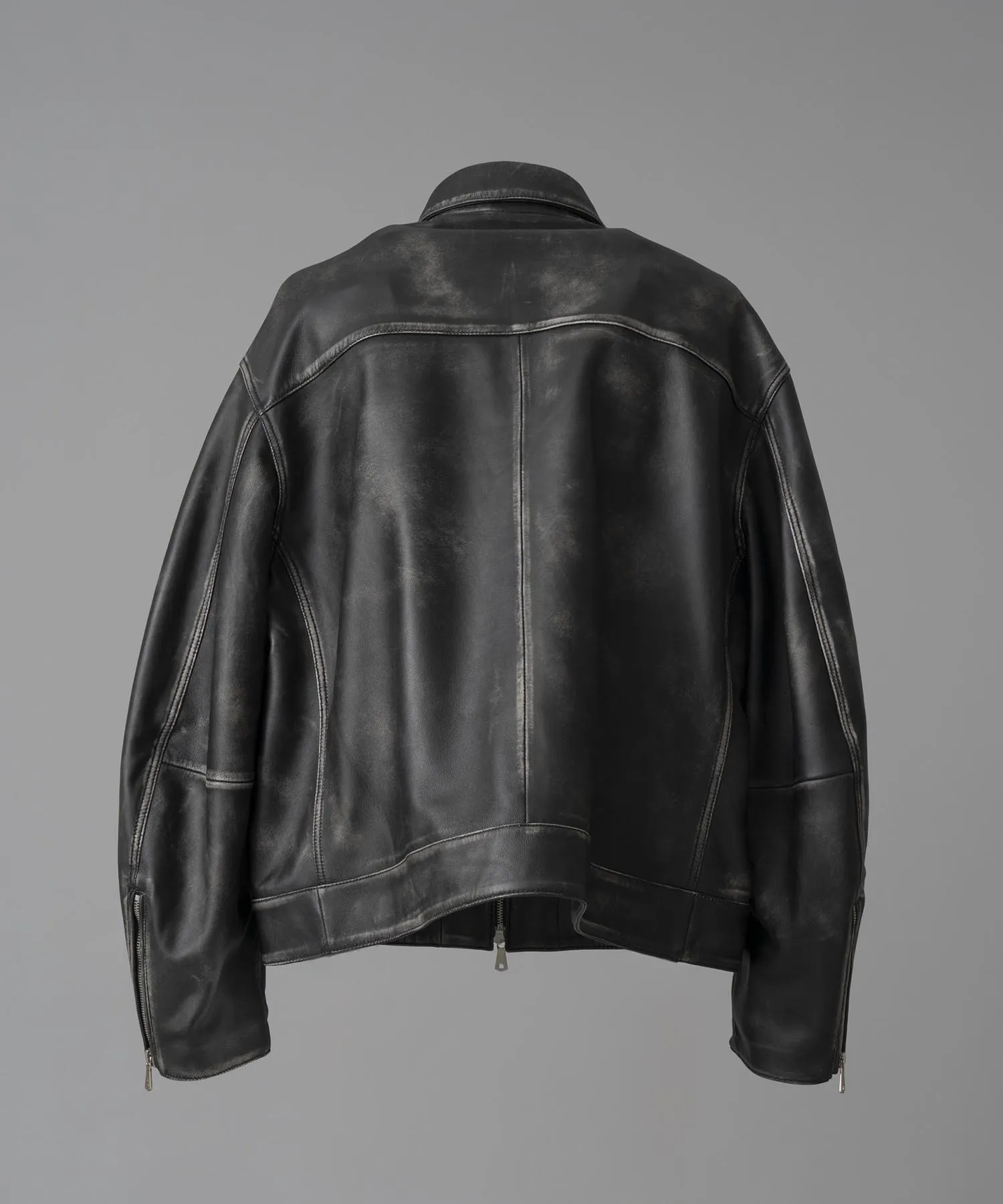 Premium Single Rider Collared Jacket, Made with Prime Sheep Leather