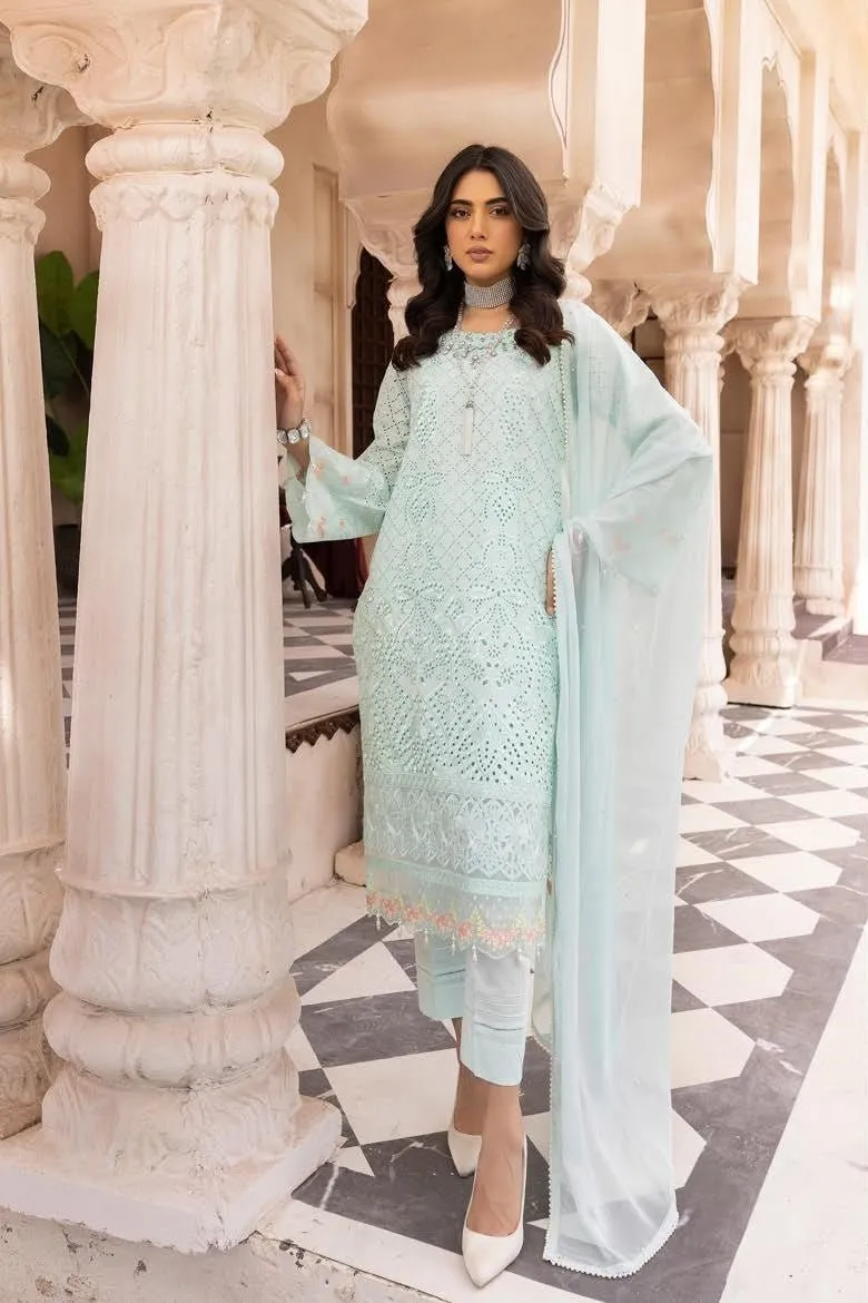 Simrans Festive Lawn Chikankari Suit SIM159