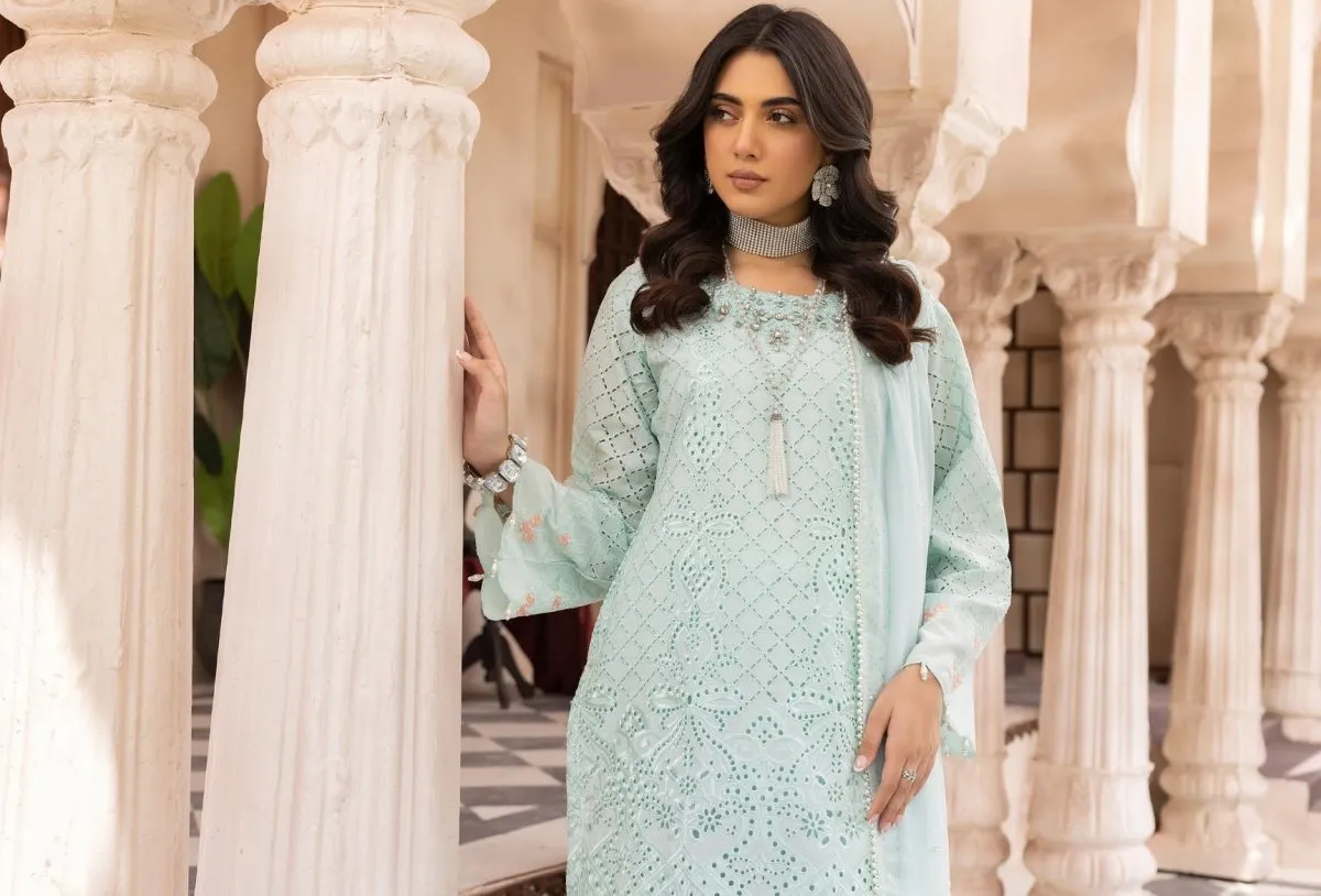 Simrans Festive Lawn Chikankari Suit SIM159