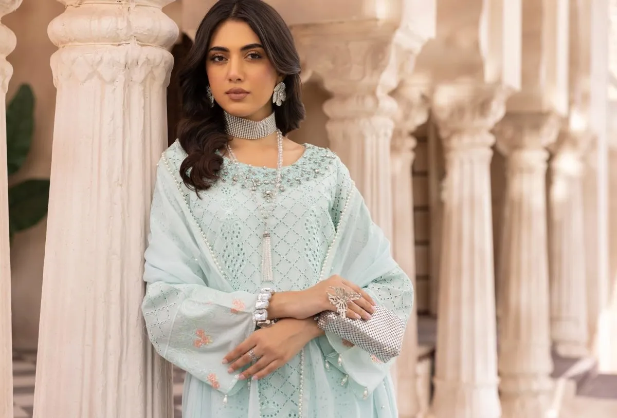 Simrans Festive Lawn Chikankari Suit SIM159