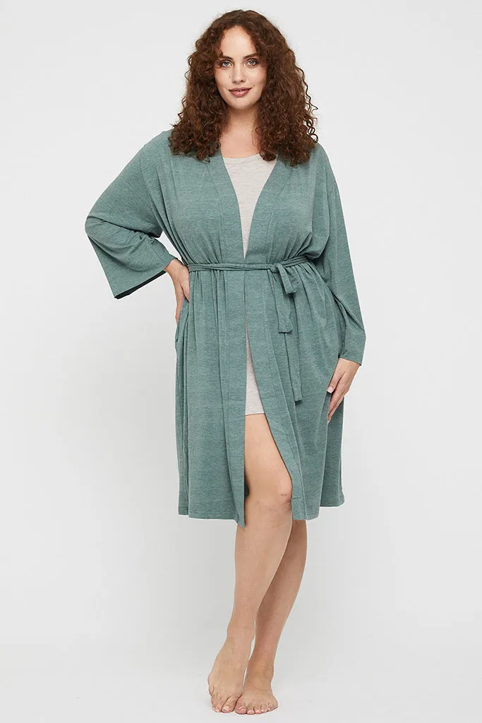 Sleepwear Robe - Moss Green