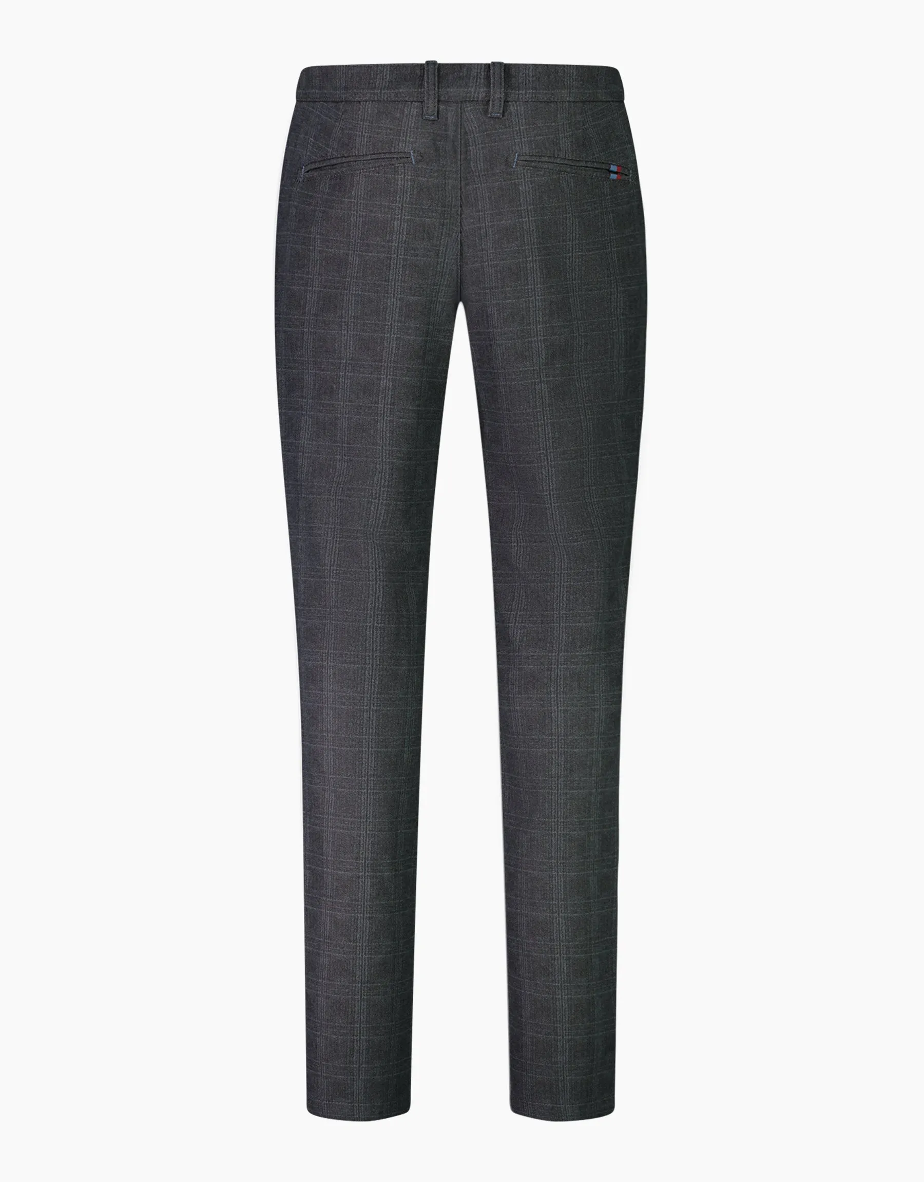 Soho Charcoal Check Chinos