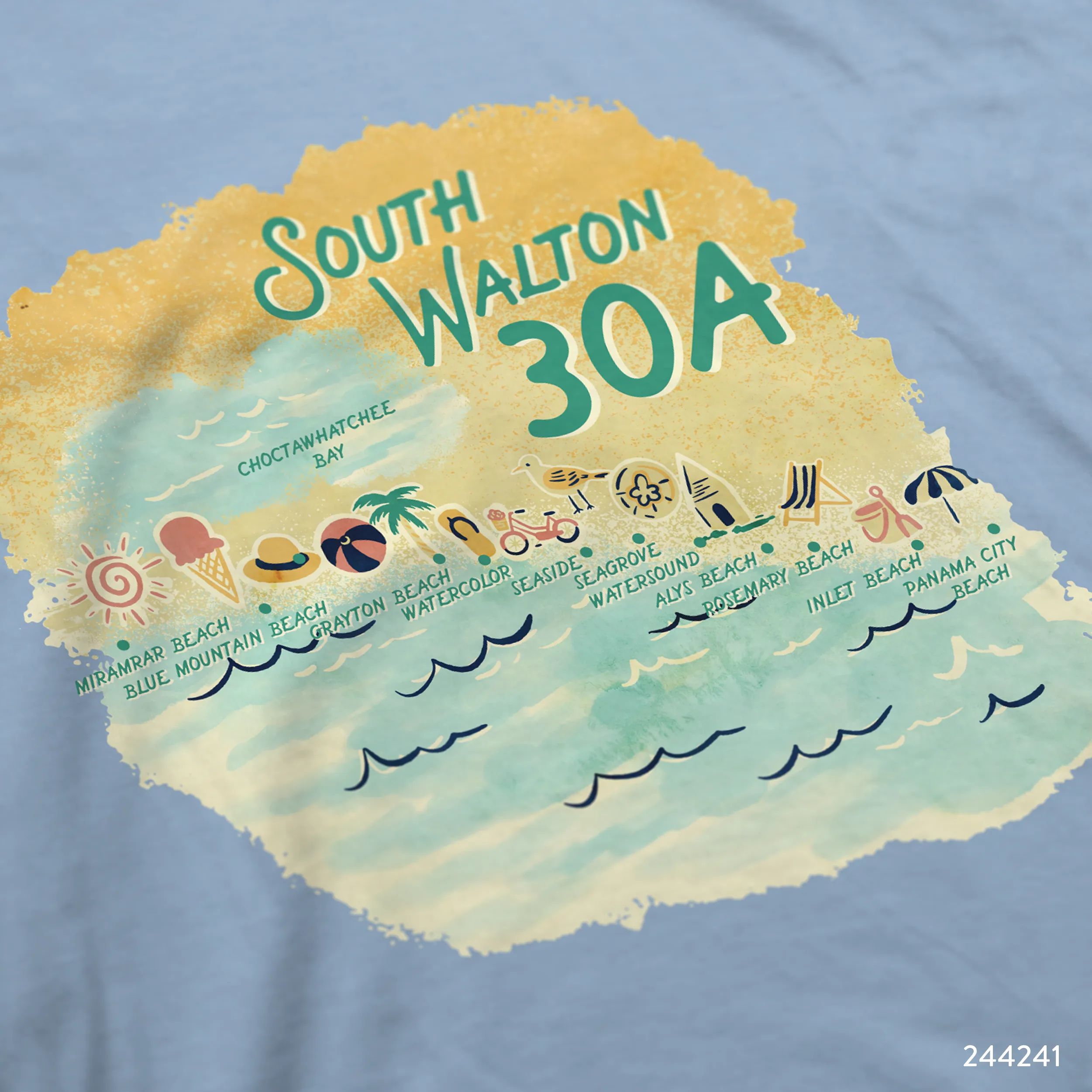 South Walton 30A T-Shirt Design