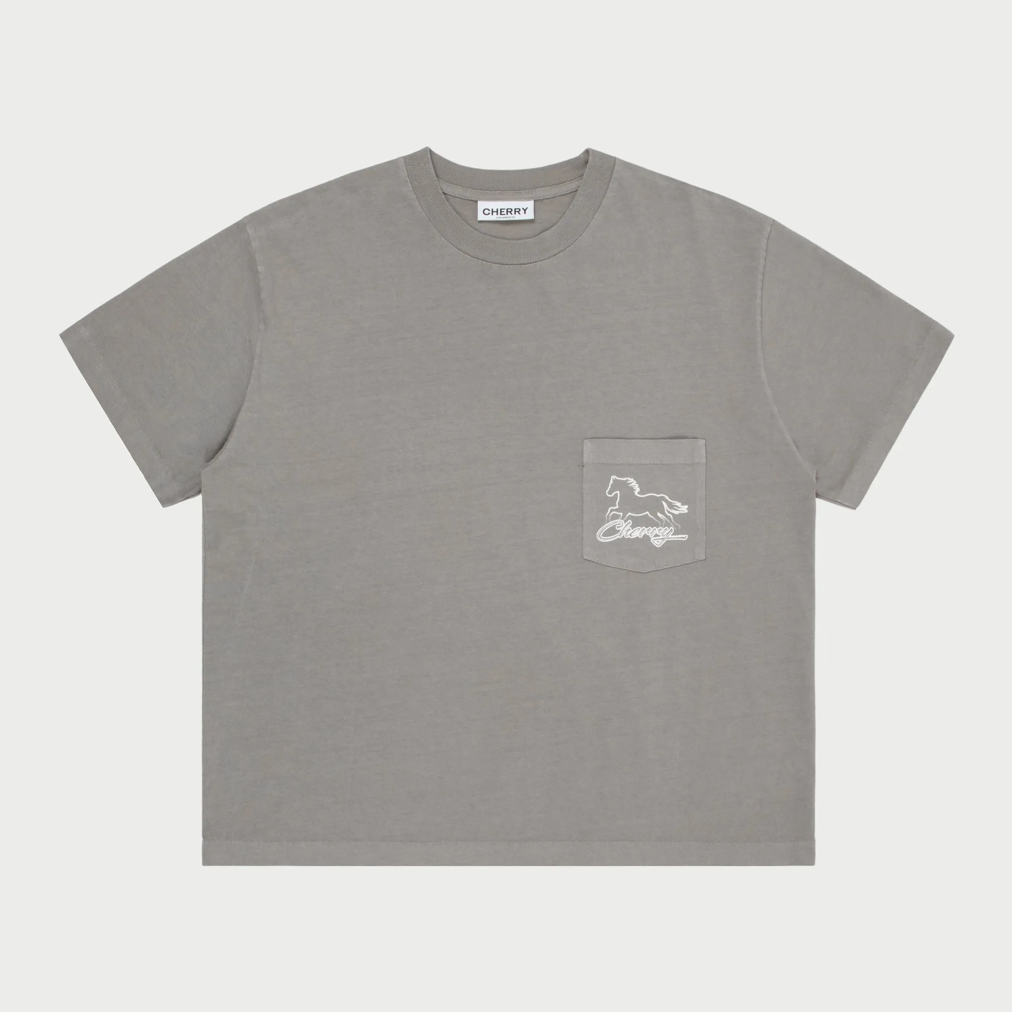 Stardust Boxy Pocket Tee (Smoke)