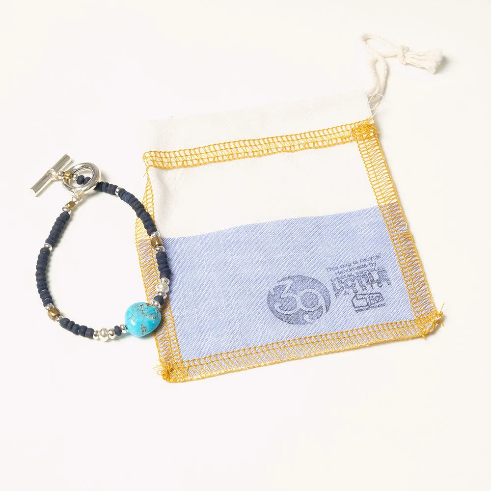 SunKu  - Sun House Exclusive - Kingman Turquoise Bracelet - Indigo - SKSH-23SP