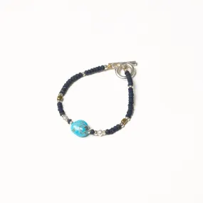 SunKu  - Sun House Exclusive - Kingman Turquoise Bracelet - Indigo - SKSH-23SP