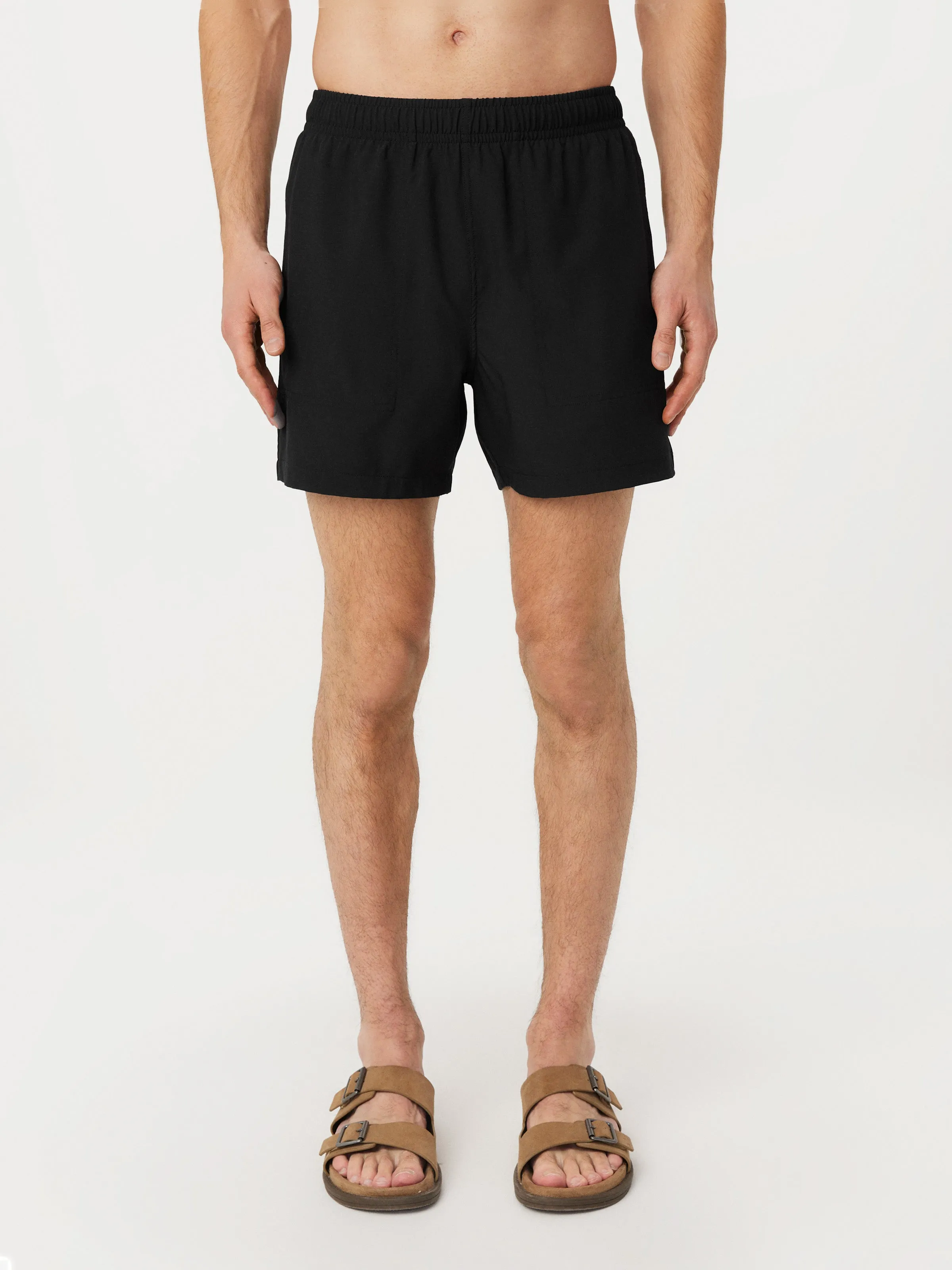 The 5in Swim Short in Black