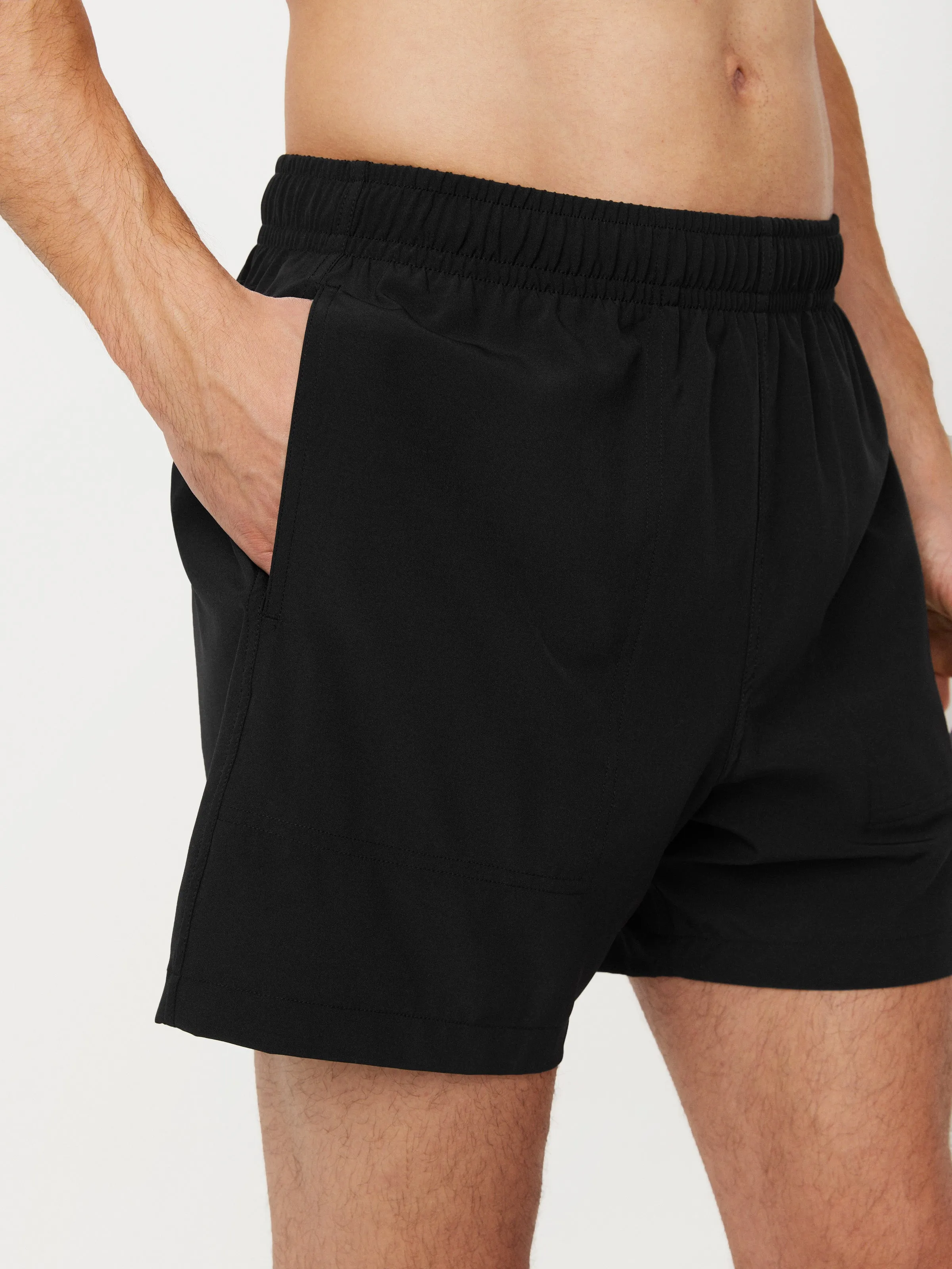 The 5in Swim Short in Black