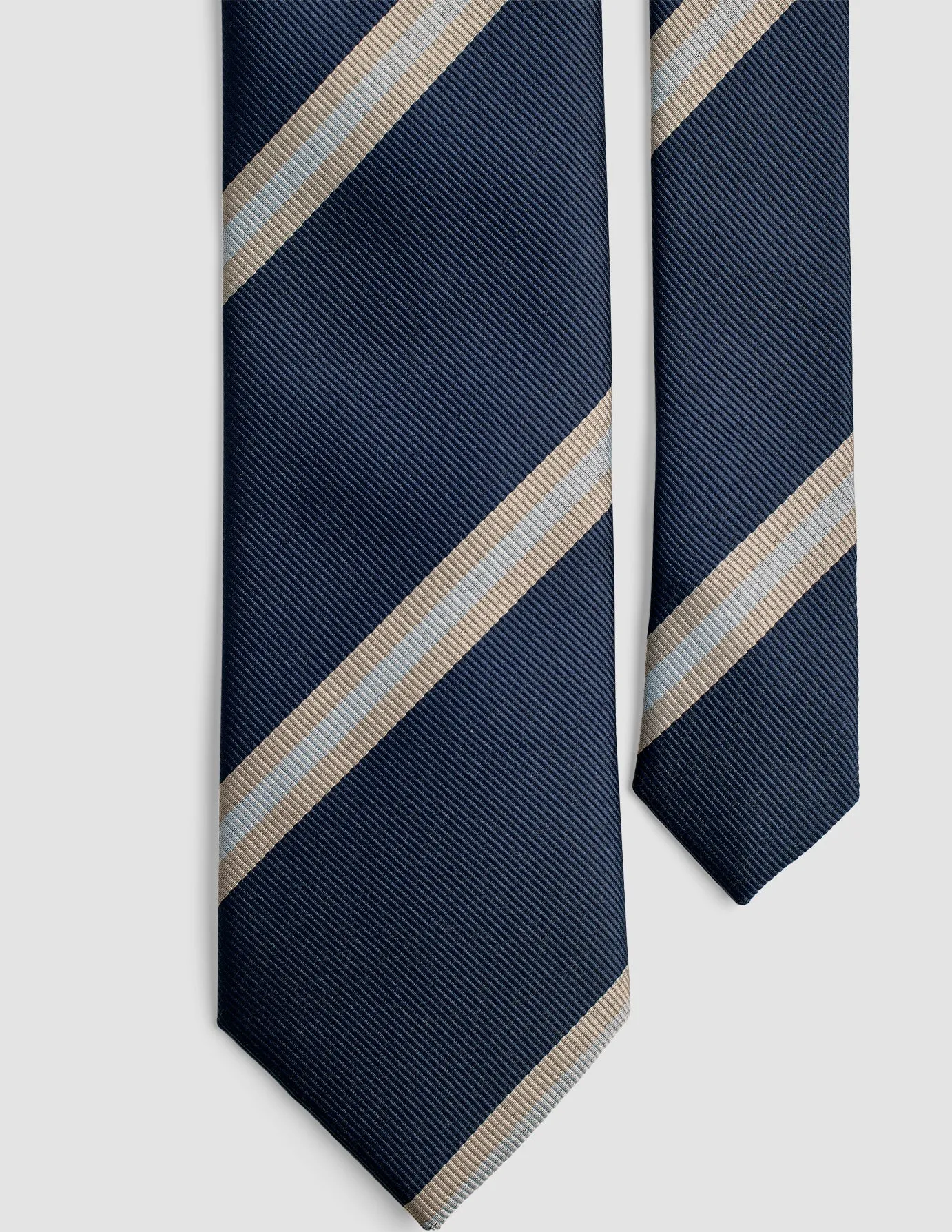 Tie Navy / Beige Stripe