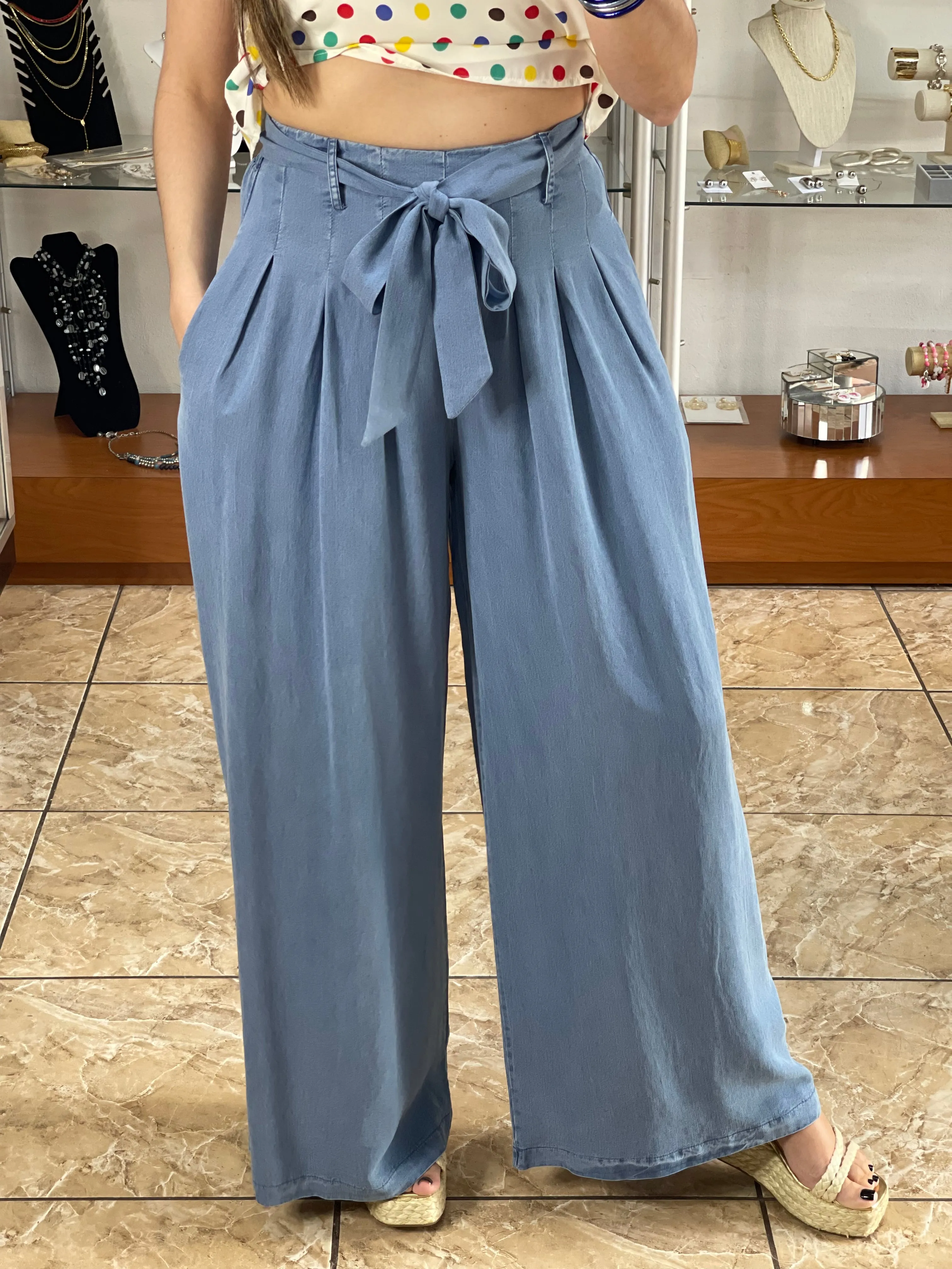 Wide Leg Palazzo Pant