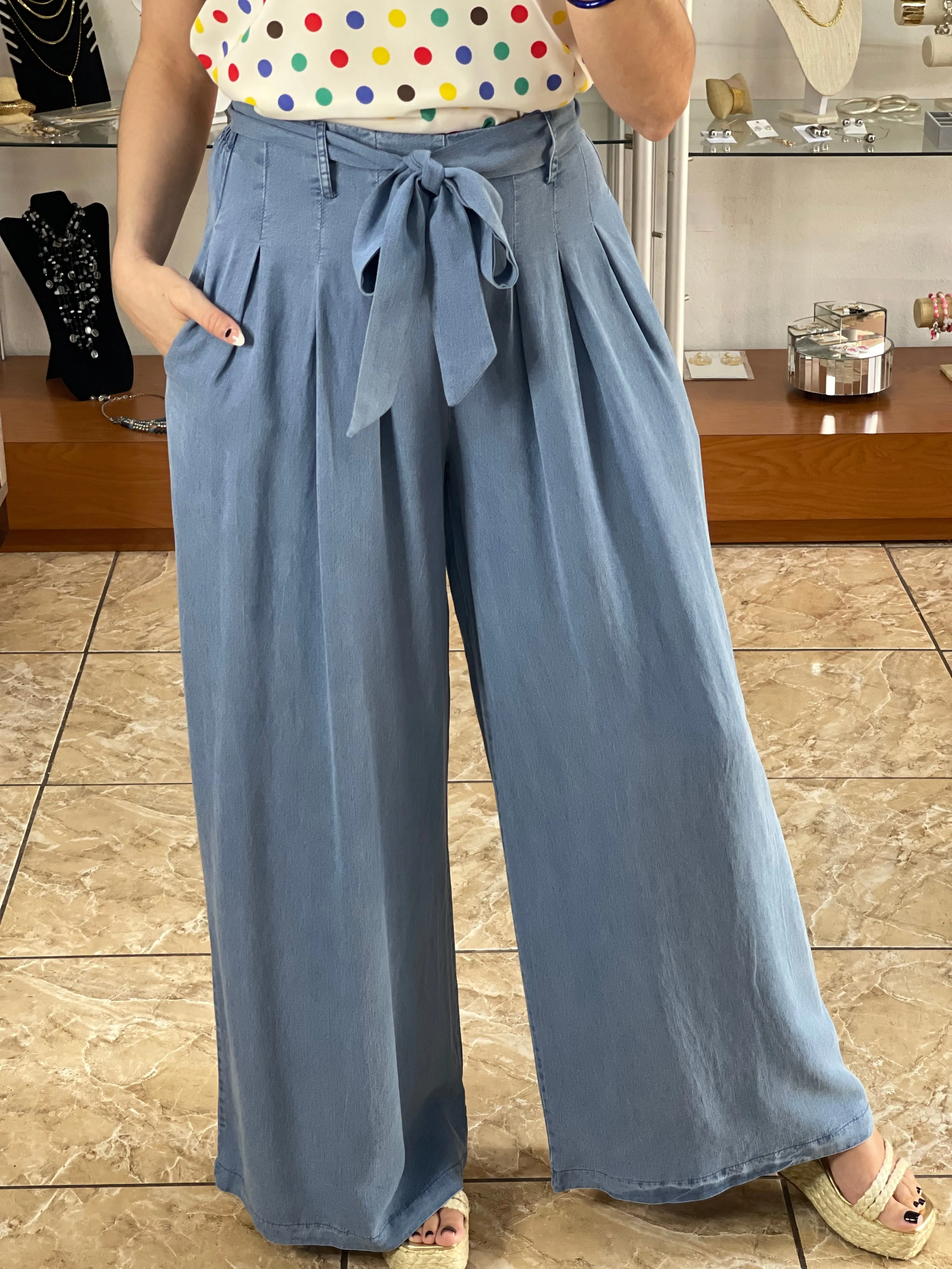 Wide Leg Palazzo Pant