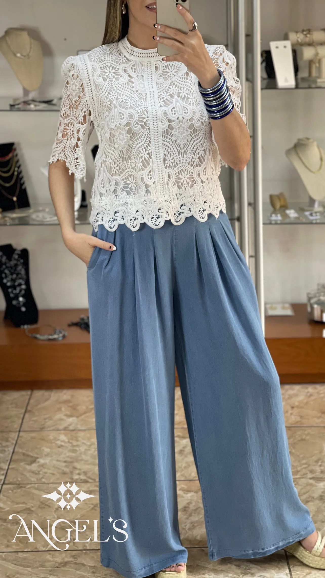 Wide Leg Palazzo Pant