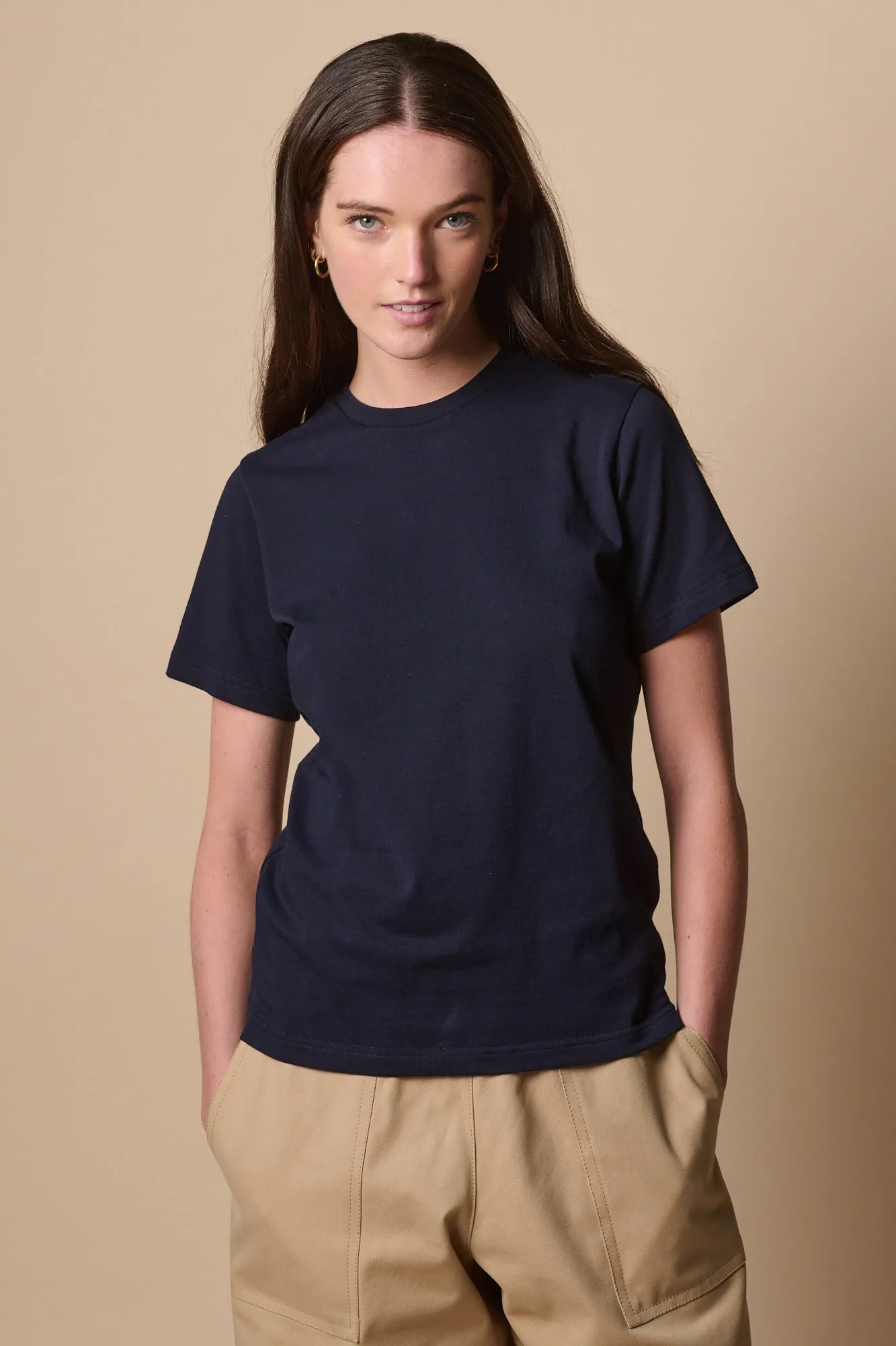 Women's Short Sleeve T Shirt - Navy