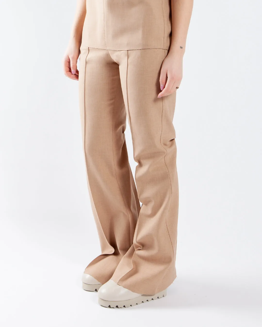 Wood Wood Linn Heavy Drapy Trousers Camel