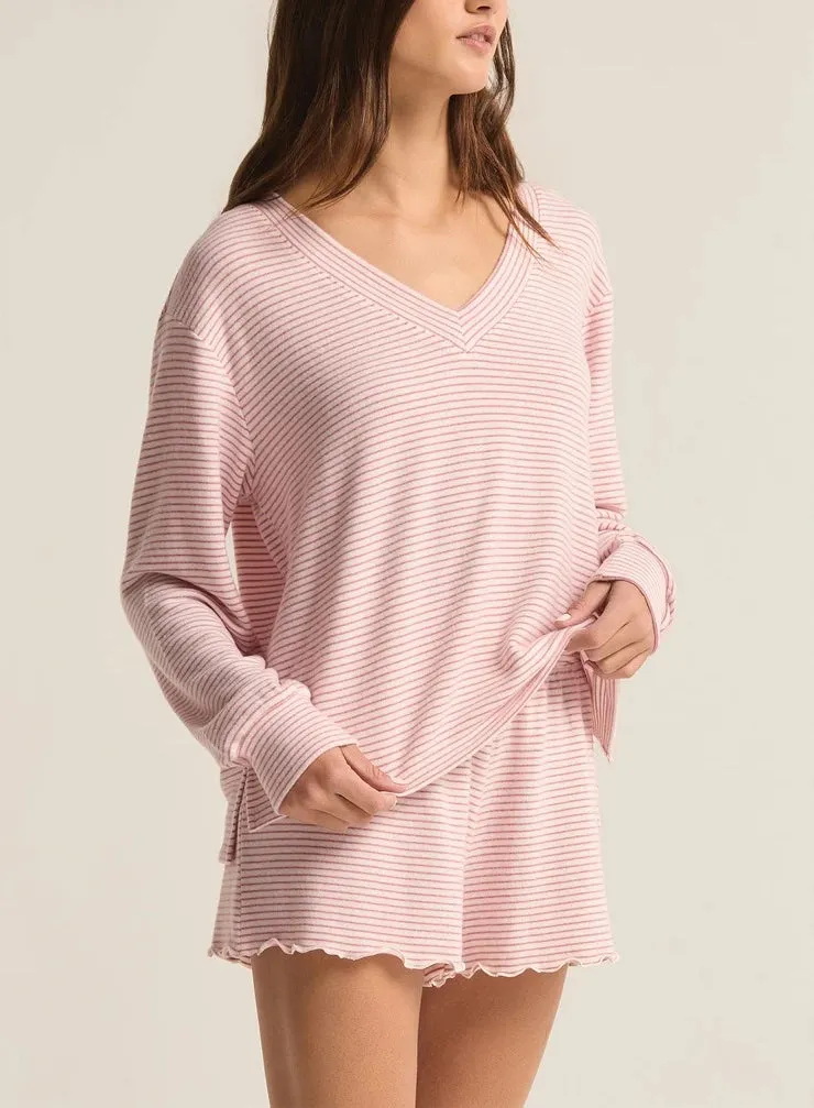 Z Supply Stay Cozy Stripe Long Sleeve Top