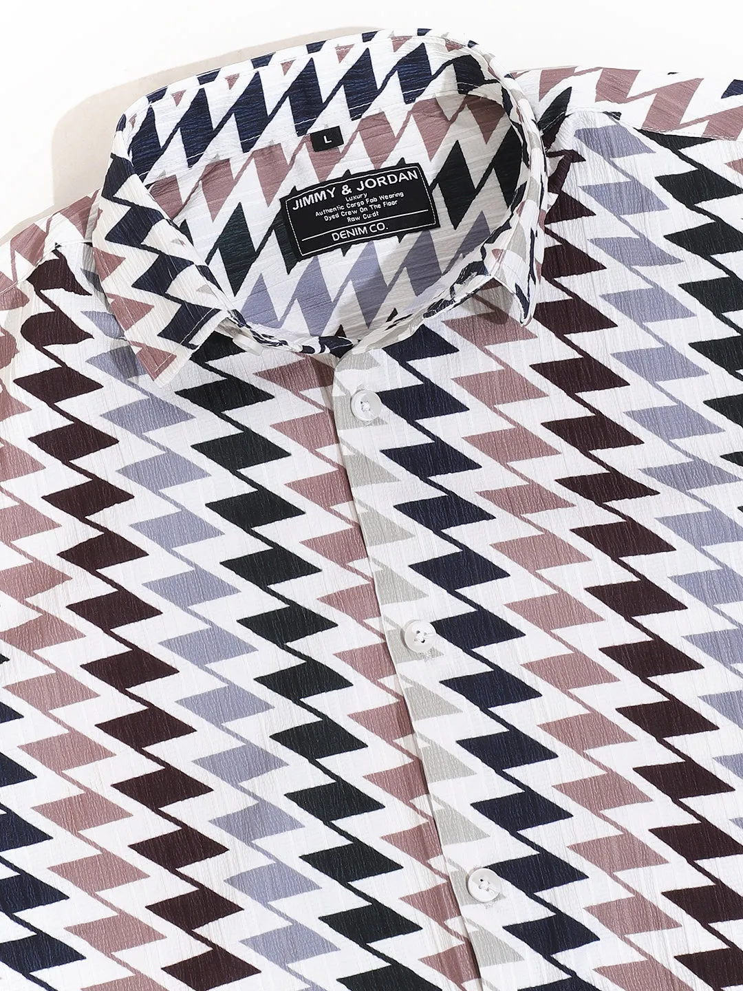 Zig Zag Beige Shirt